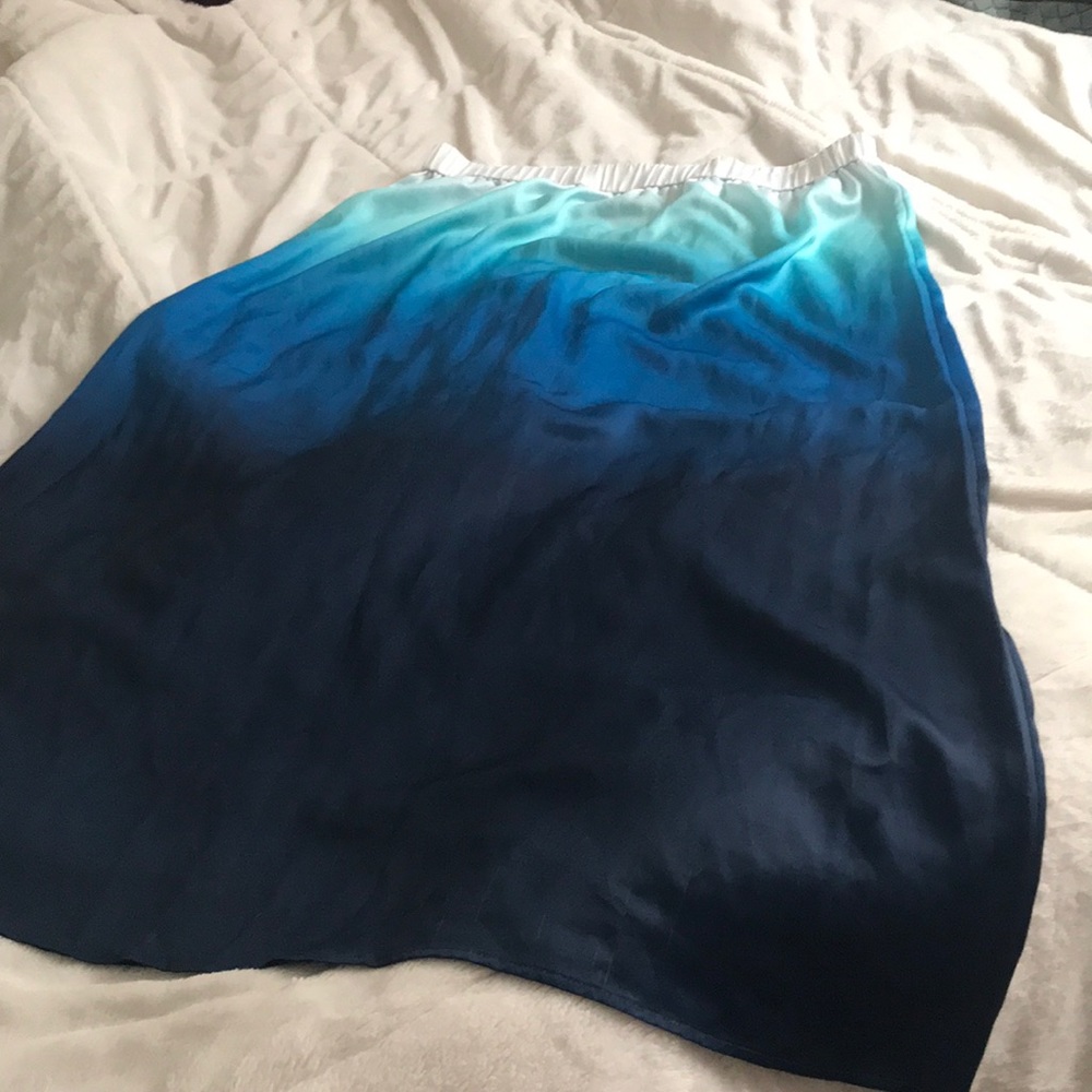 Ombré maxi skirt